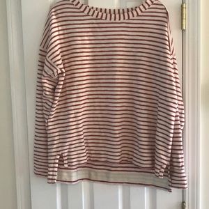 Madewell long sleeve stripe top